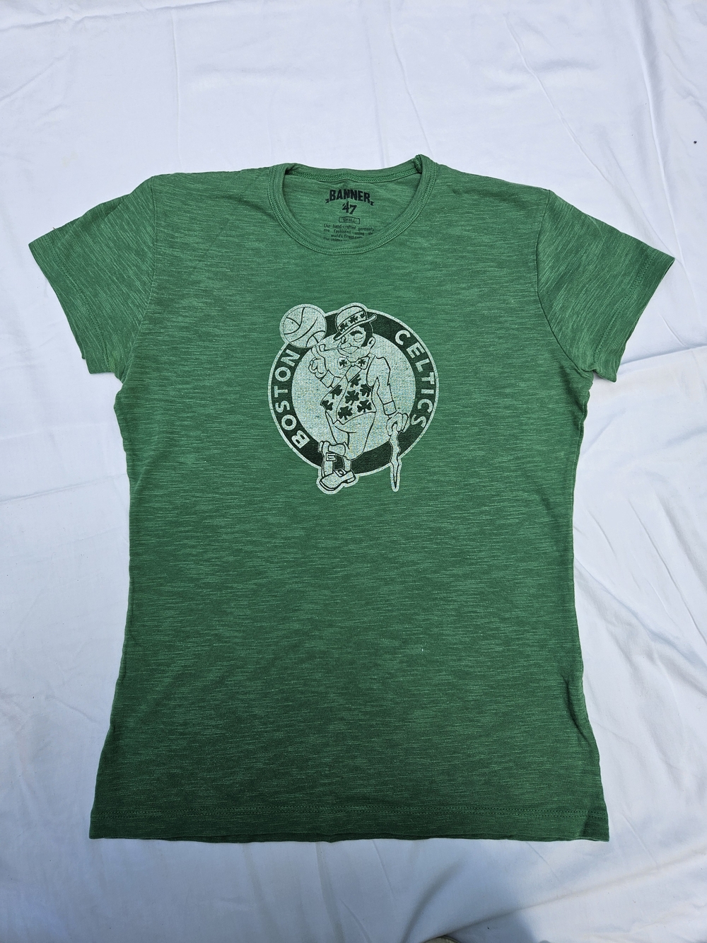 '47 Banner Boston Celtics Heather Green Graphic Tee